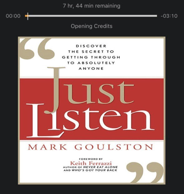 Just Listen by Mark Goulston