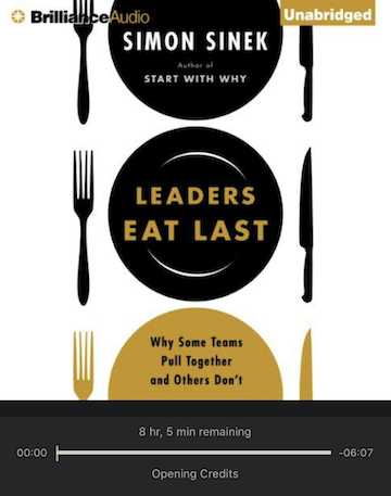 Leaders Eat Last by Simon Sinek