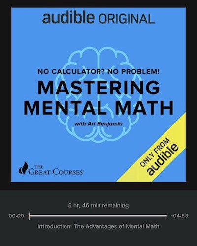 No Calculator? No Problem! Mastering Mental Math by Art Benjamin