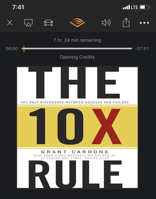 The 10X Rule by Grant Cardone